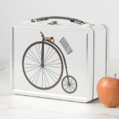 ハイホイール自転車イラストレーション メタルランチボックス (インサイチュ)