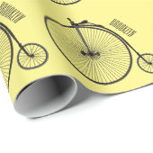 ハイホイール自転車イラストレーション ラッピングペーパー (ロールコーナー)