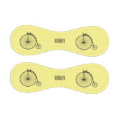 ハイホイール自転車イラストレーション 野球ボール (パネル)