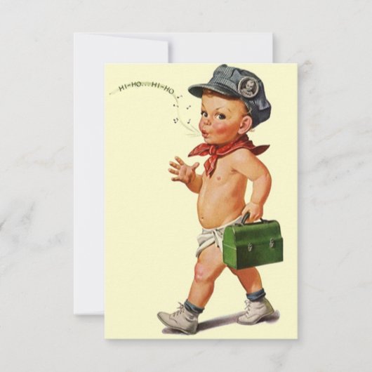 ハイホーウイスラーデザインヴィンテージ招待状 招待状 (正面)