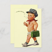 ハイホーウイスラーデザインヴィンテージ招待状 招待状 (正面/裏面)