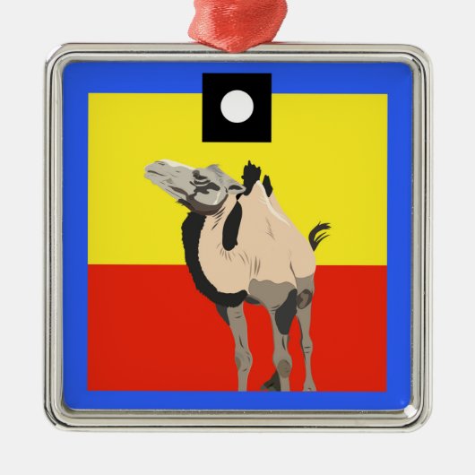 ハイホースクエア メタルオーナメント (正面)