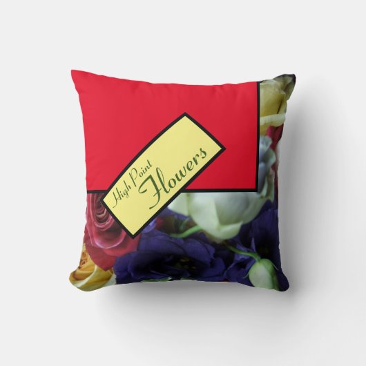 ハイポイントの花 クッション (正面)
