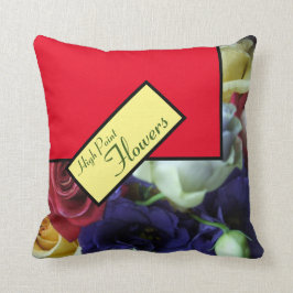 ハイポイントの花 クッション