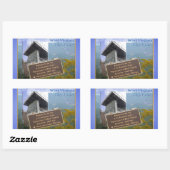 ハイポイントウェストバージニア州スプルースのノブ 長方形シール (シート)