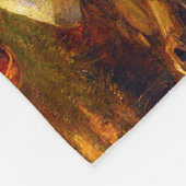 ハイポイントシャンダケン山脈アッシャーブラウン フリースブランケット (角)