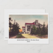 ハイポイントパークNJ、ザ州ハウス1910sヴィンテージ ポストカード (正面/裏面)