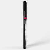 ハイポイント(赤いハート付き) (紫縁ど/黒) SAMSUNG GALAXYケース (右側面)