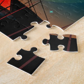 ハイマイ、アイスランド、キャンプ休暇のポスター。 ジグソーパズル (側面)