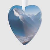 ハイマウンテンピークス日付フォトカスタム オーナメント (正面)