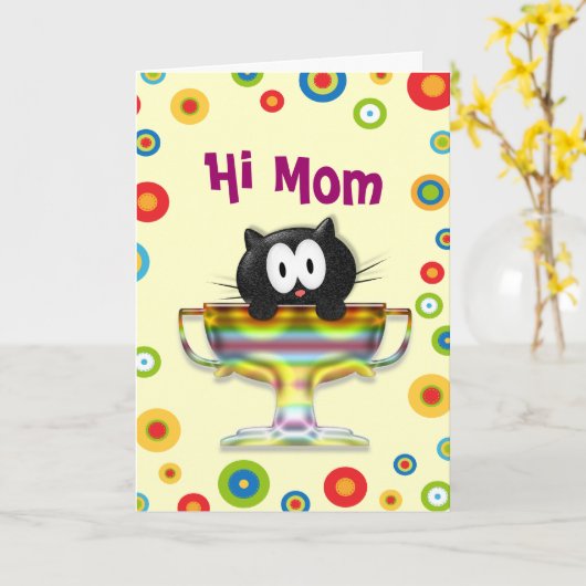 ハイマム カード (黄色い花)