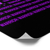 ハイマーハイマーハイマー認識度 – アメリカ国旗Purple R ポスター (角)