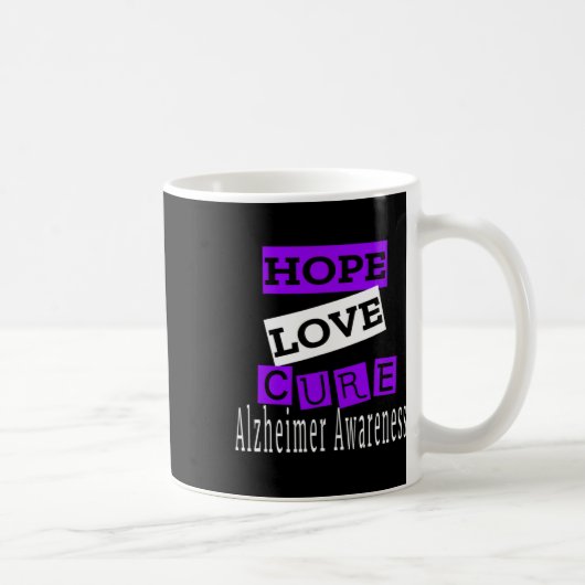 ハイマーハイマー認識度ホープLove Cure コーヒーマグカップ (右)