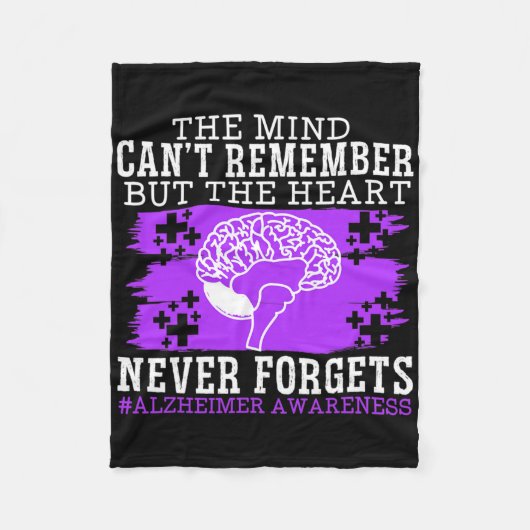 ハイマーハイマー認識度動揺して認知症 フリースブランケット (正面)