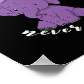 ハイマーハイマー認識度月Iエンデューマーパープルリ ポスター (角)