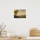 ハイメーカーとGの遠景を持つ風景 ポスター (キッチン)