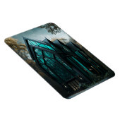 ハイモダンテックゴシック様式の家の外装デザイン マグネット (右側)