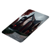 ハイモダンテックゴシック様式の家の外装デザイン。 マグネット (左側)