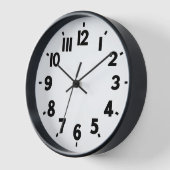 🕰️ハイモダンブリッド数字壁時計 – ユニーク 壁時計 (傾斜)