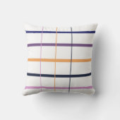 ハイモダンロストライプの数々のカラータイポグラフィ クッション (裏面)