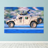 ハイモビリティ多目的輪車32x48 キャンバスプリント (インサイチュ (ウッドフロア))