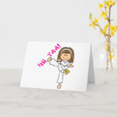 ハイヤア空手 カード (黄色い花)