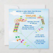 ハイヤーアップカイトバースデーパーティー 招待状 (正面)