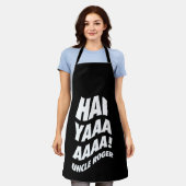 ハイヤ – アンクルロジャー エプロン (着用した状態)