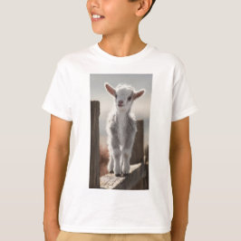 ハイユーム・アル=アドハー かわいい子ヤギ キッズTシャツ Tシャツ
