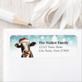 ハイラおもしろいンドカウズ差出人住所ラベル ラベル (インサイチュ)