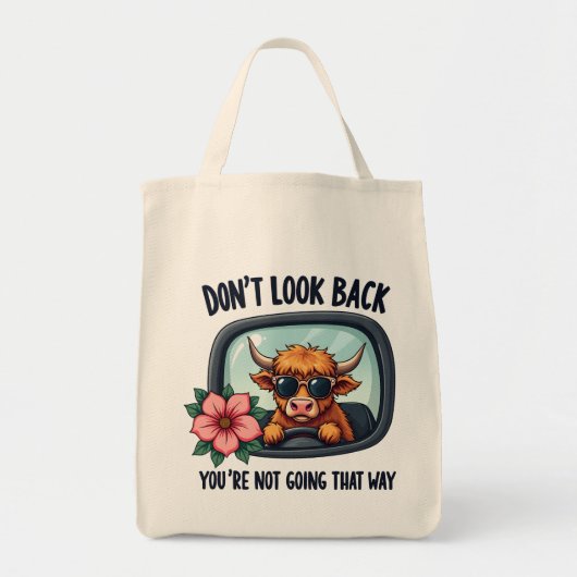 ハイラおもしろいンドカウレトロウェスタンやる気を起こさせるアート トートバッグ (正面)