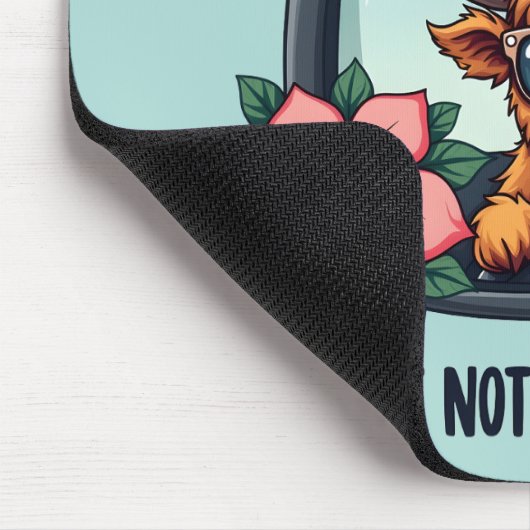 ハイラおもしろいンドカウレトロウェスタンやる気を起こさせるアート マウスパッド (コーナー)