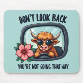 ハイラおもしろいンドカウレトロウェスタンやる気を起こさせるアート マウスパッド (正面)