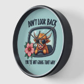 ハイラおもしろいンドカウレトロウェスタンやる気を起こさせるアート 壁時計 (傾斜)