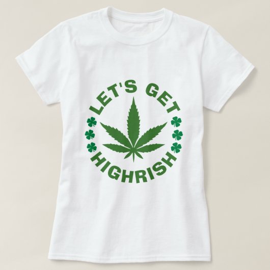 ハイライズST PATRICKS DAYフード付きスウェットシャツ Tシャツ (デザイン正面)