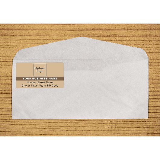 ハイライトされたブランド名の出荷とライトブラウン ラベル