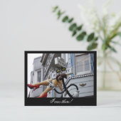 ハイライトアッシュベリー通りサインカリフォルニア ポストカード (スタンド正面)