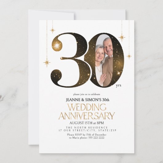 ハイライト30周年記念写真ID1165 招待状 (正面)