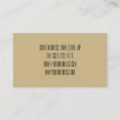 ハイライト&カラー専門美容師 名刺 (裏面)