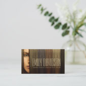 ハイライト&カラー専門美容師 名刺 (スタンド正面)