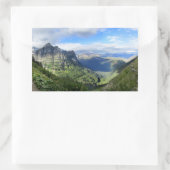 ハイライントレイル – 氷河の国立公園 長方形シール (バッグ)