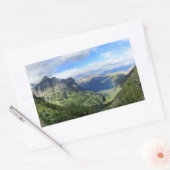 ハイライントレイル – 氷河の国立公園 長方形シール (封筒)