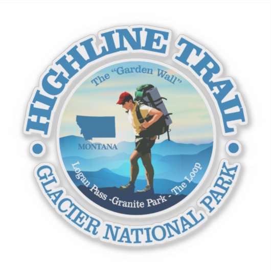 ハイライントレイル(C) シール (正面)