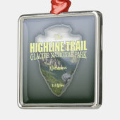 ハイライン基準線（矢印） メタルオーナメント (左)