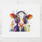 ハイラカラフルンド牛 スパークリングワインラベル (シングルラベル)