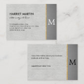 ハイラックス金ゴールドトリム/モノグラム 予約カード (正面/裏面)