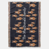 ハイラパーソナライズされたンド牛 スローブランケット (正面縦)