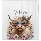 ハイラモーンド牛シャワーカーテン シャワーカーテン (正面)