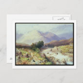 ハイランズアーガイル、近く(紙上のw/c) ポストカード (正面/裏面)