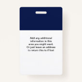 ハイランズスクールサンプルB バッジ (裏面)